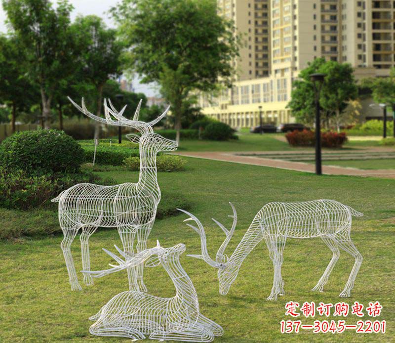 绵阳精美梅花鹿雕塑,传承祖先文化瑰宝