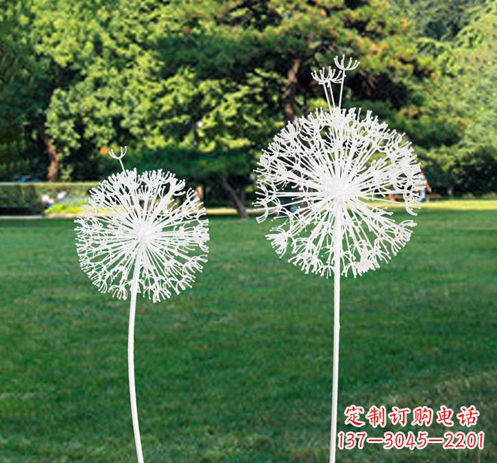 绵阳不锈钢镂空蒲公英雕塑精美绝伦