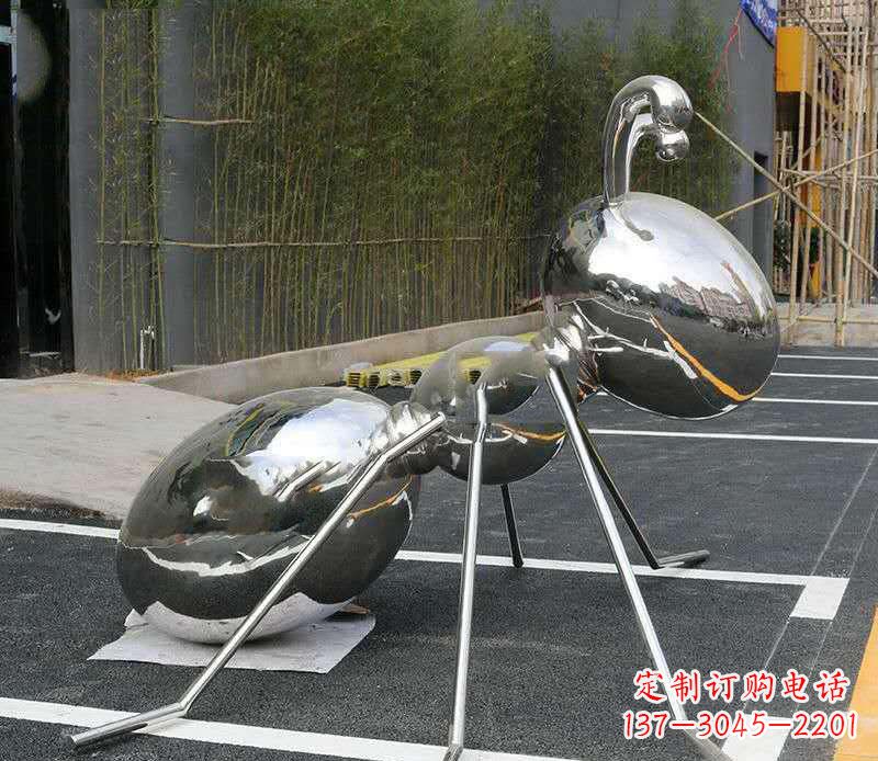 绵阳不锈钢蚂蚁雕塑——艺术的融合