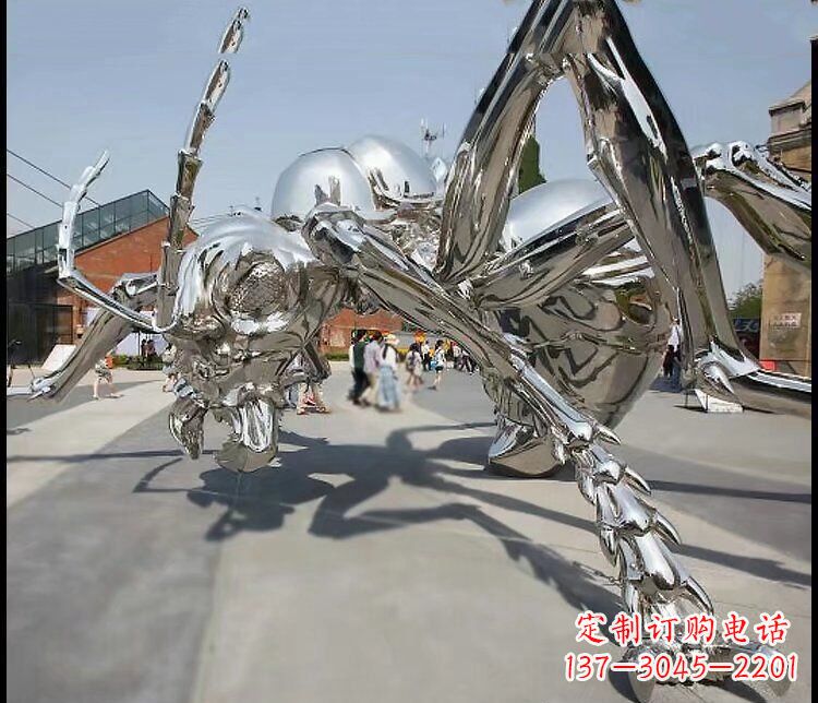 绵阳不锈钢蚂蚁雕塑精致的雕刻工艺