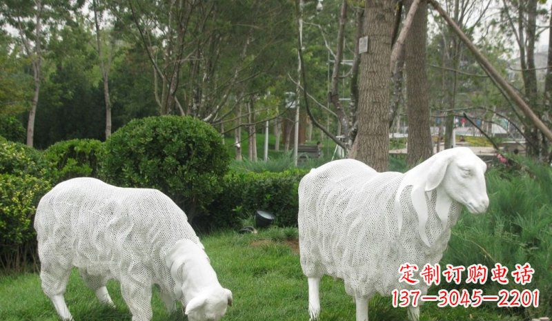 绵阳不锈钢绵羊雕塑——精致美观的艺术品