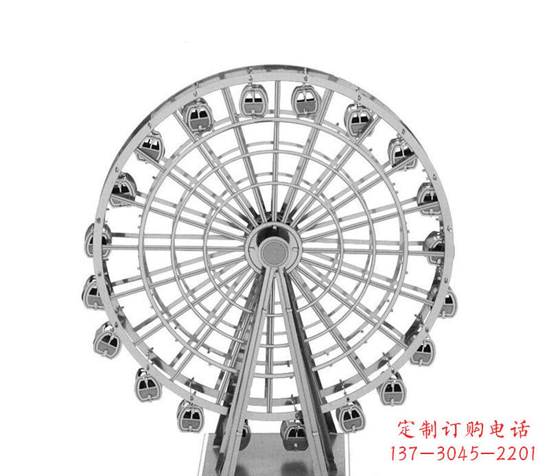 绵阳不锈钢摩天轮雕塑引领城市风采