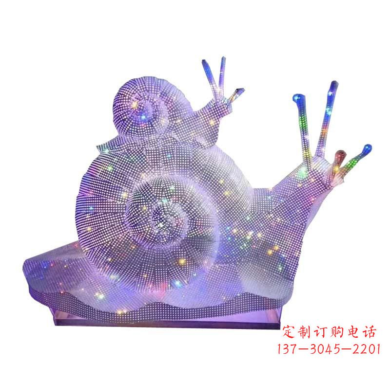绵阳不锈钢蜗牛雕塑一件精美的艺术品