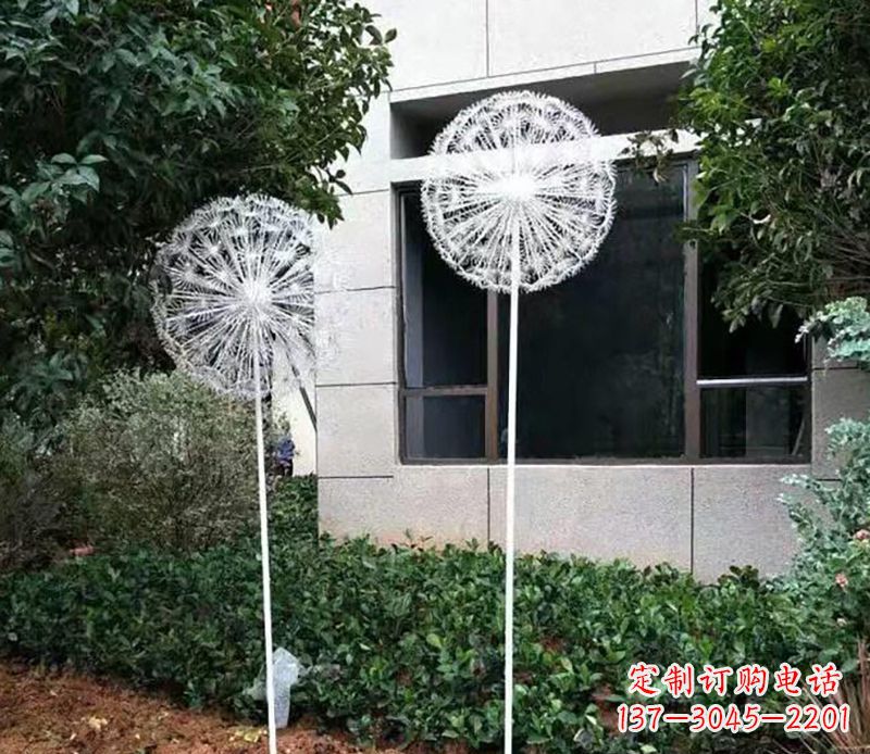 绵阳不锈钢蒲公英雕塑绚丽多彩