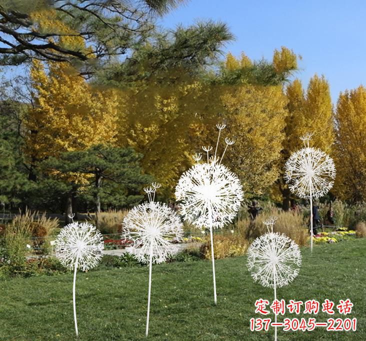 绵阳不锈钢蒲公英景观雕塑艺术与美的完美结合