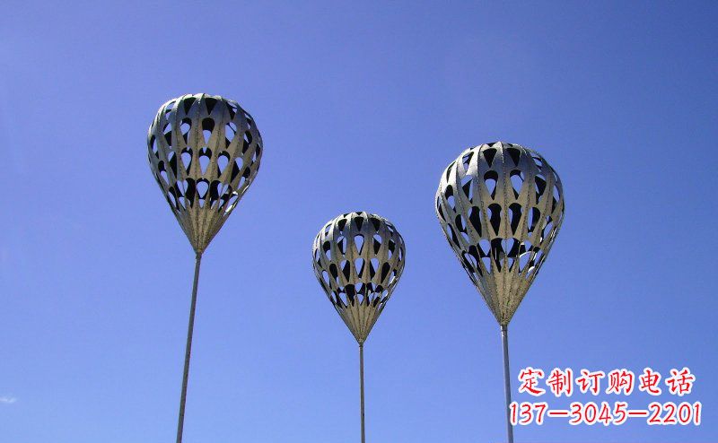 绵阳不锈钢气球雕塑把美丽带回大自然