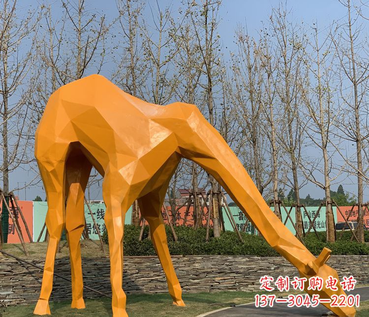 绵阳不锈钢雕刻的精美动物雕塑