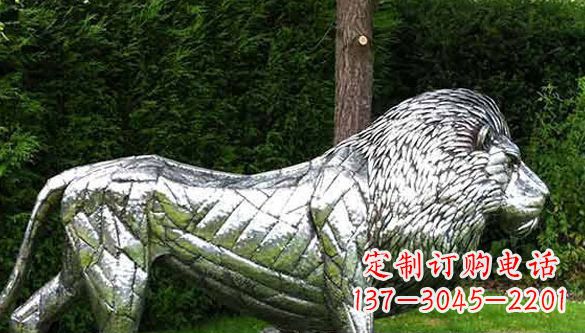 绵阳不锈钢狮子雕塑拥有经典古典风格