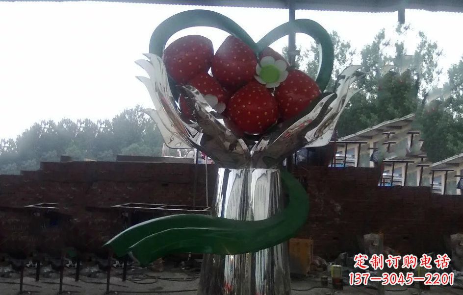 绵阳不锈钢水果雕塑精美绝伦