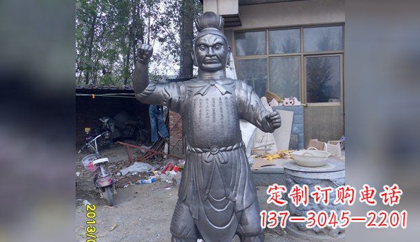 绵阳不锈钢四大天王雕塑神圣守护者