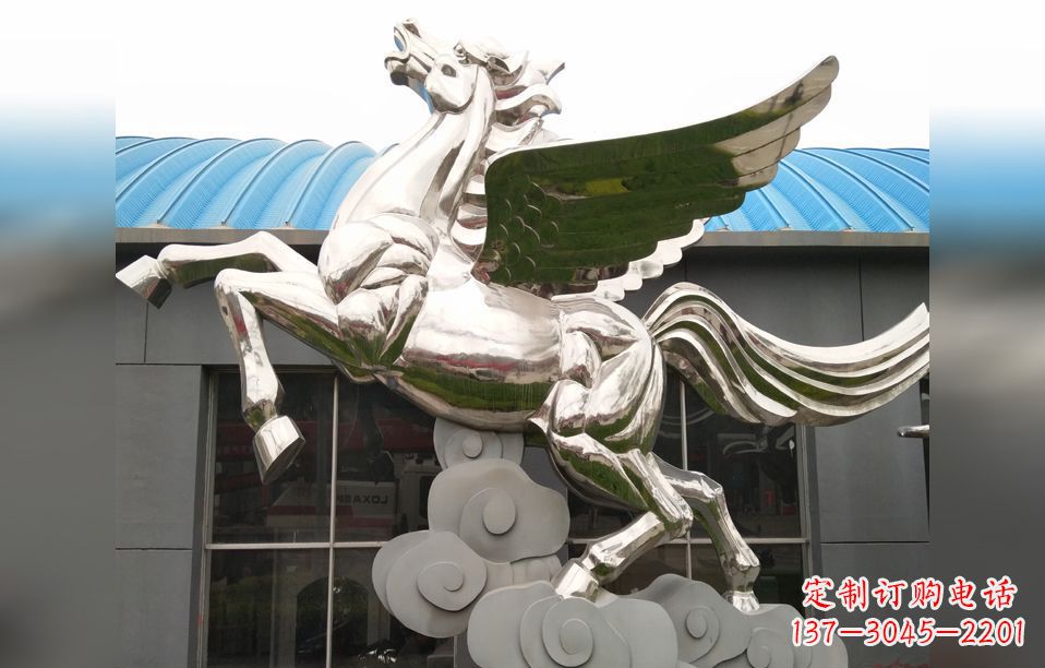 绵阳不锈钢飞马雕塑艺术的精髓