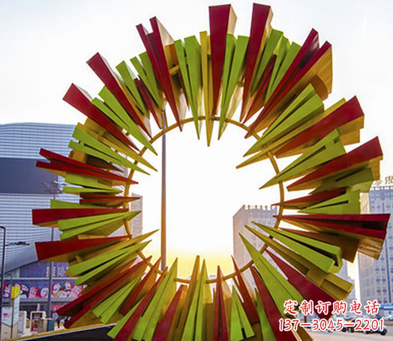 绵阳绚烂太阳,精美不锈钢太阳花雕塑