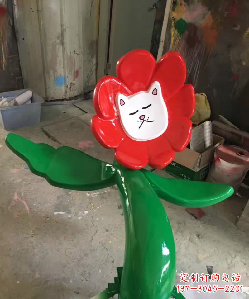 绵阳不锈钢太阳花雕塑美丽的景观装饰