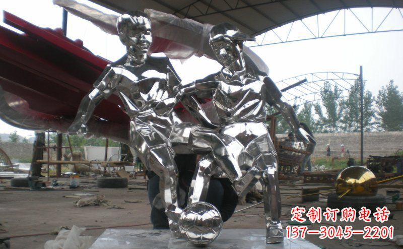 绵阳不锈钢足球雕塑