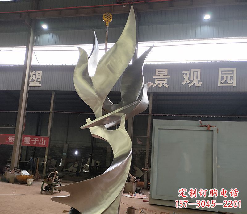 绵阳不锈钢天鹅雕塑传承自然之美