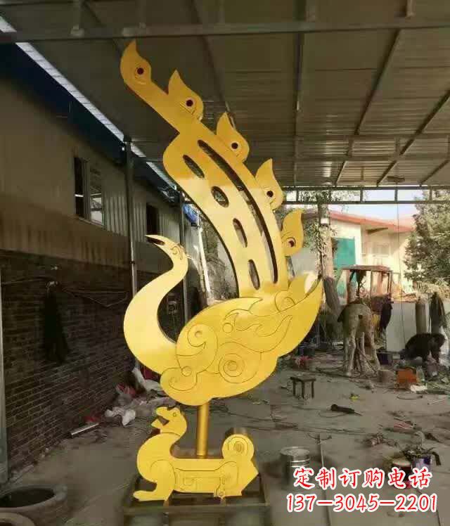 绵阳不锈钢铁艺凤凰雕塑