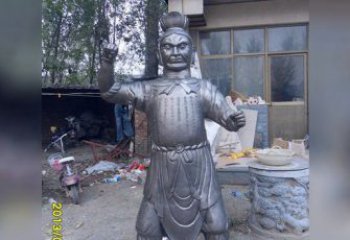 绵阳不锈钢四大天王雕塑神圣守护者