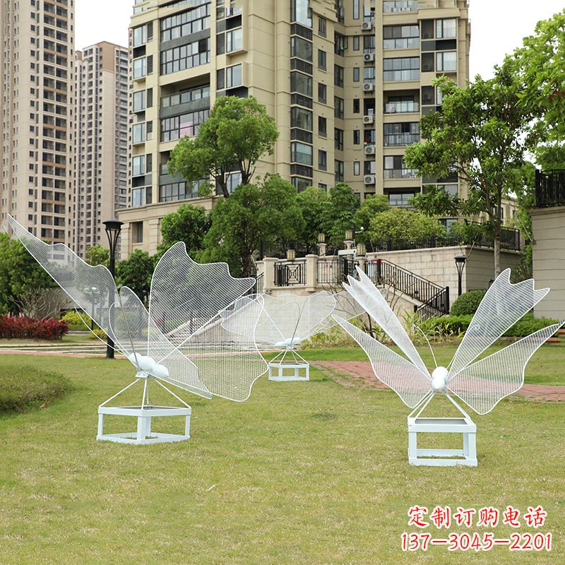 绵阳不锈钢铁艺蝴蝶精美雕塑艺术