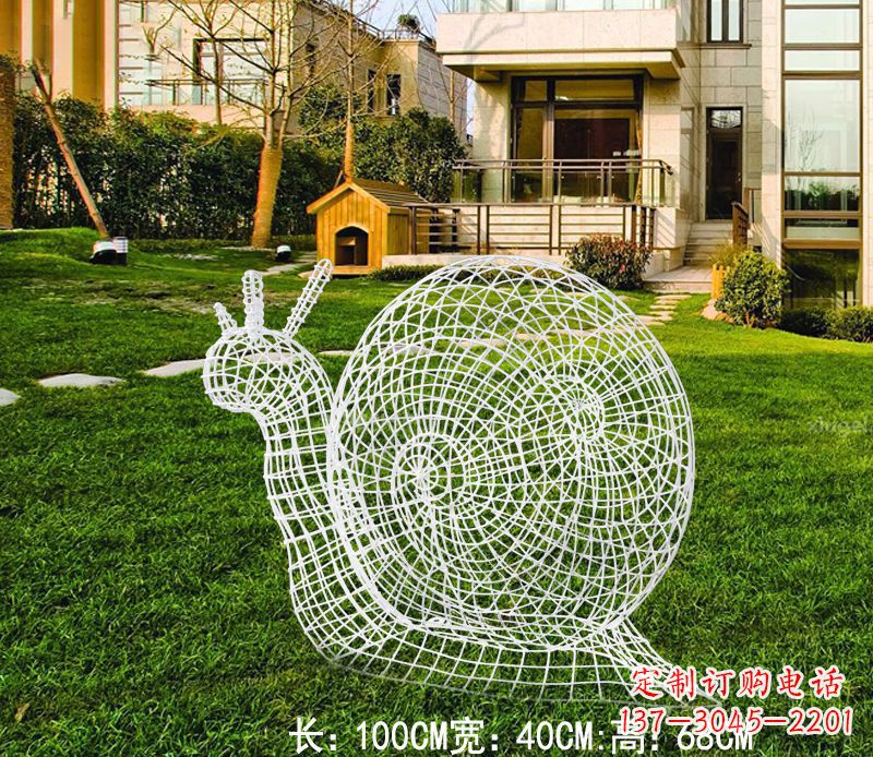 绵阳不锈钢蜗牛雕塑进化的象征