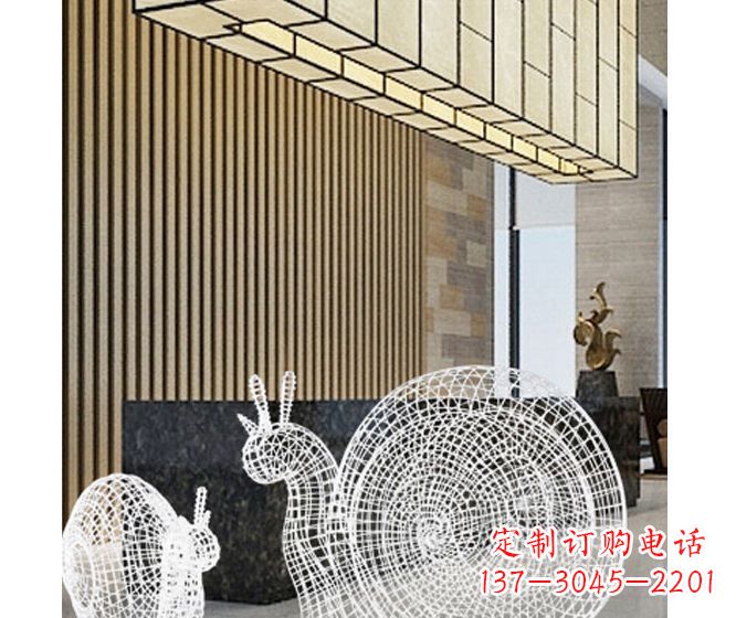 绵阳不锈钢蜗牛雕塑精致多姿