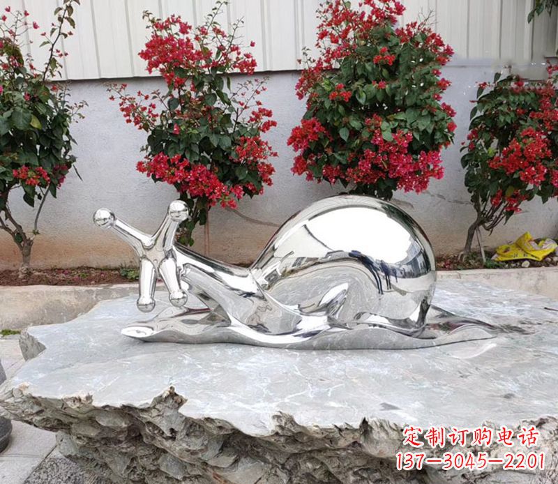 绵阳不锈钢蜗牛雕塑精致细腻的艺术之美