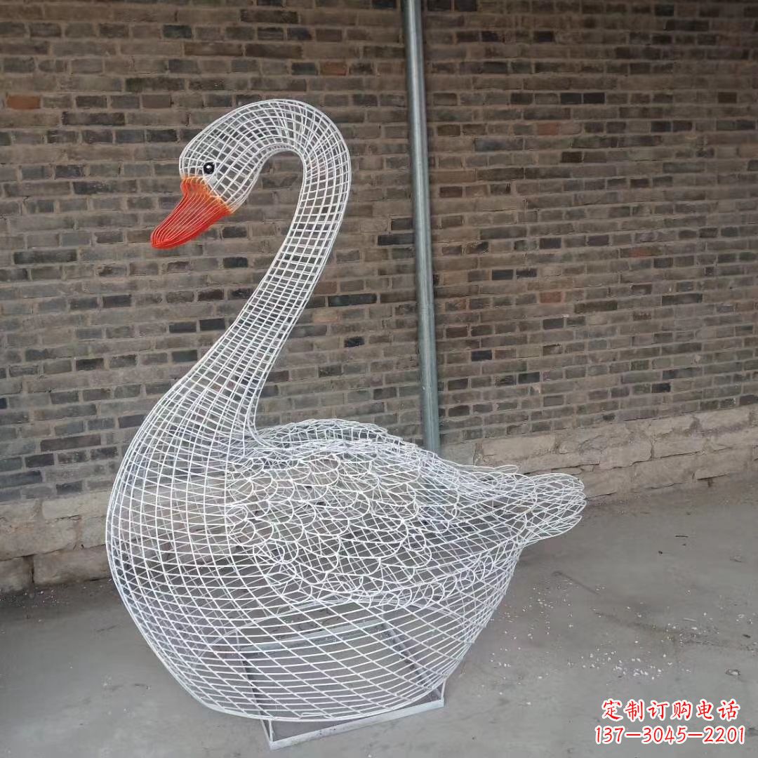 绵阳精致的不锈钢天鹅雕塑