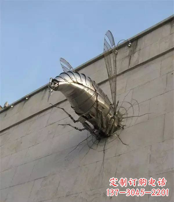 绵阳美丽的不锈钢无头动物雕塑