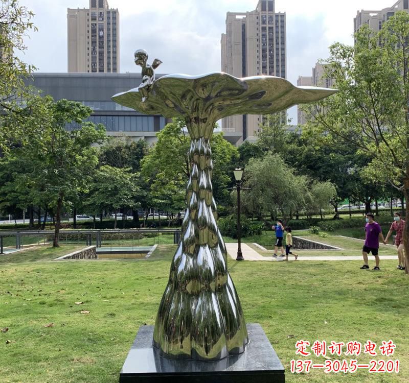 绵阳不锈钢现代水滴雕塑美轮美奂的艺术精品