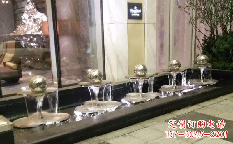绵阳不锈钢小喷泉雕塑美丽之灵