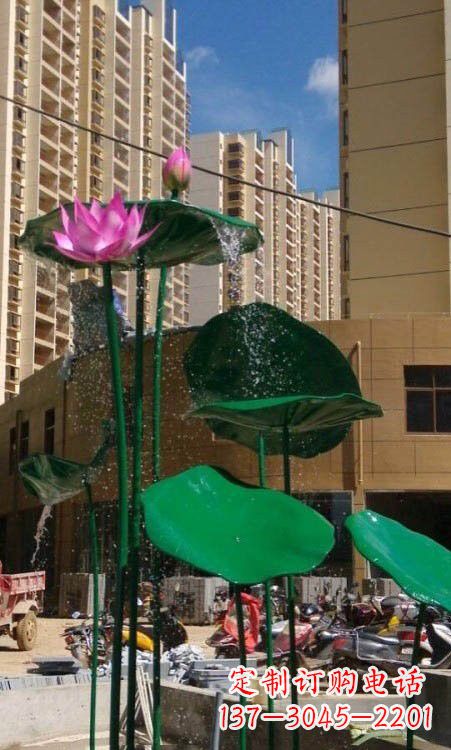 绵阳不锈钢精美莲花雕塑