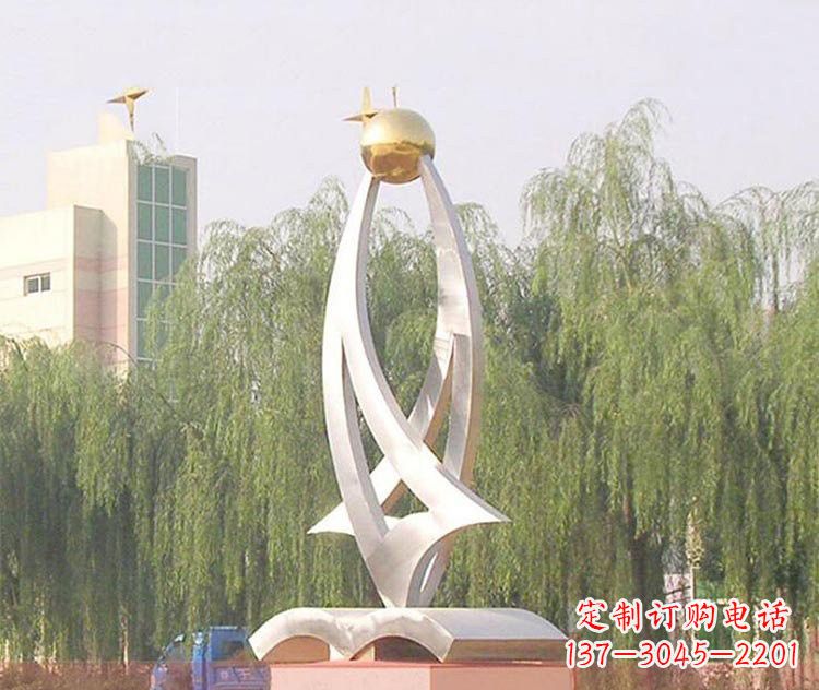 绵阳铭记校园美好——不锈钢书籍雕塑