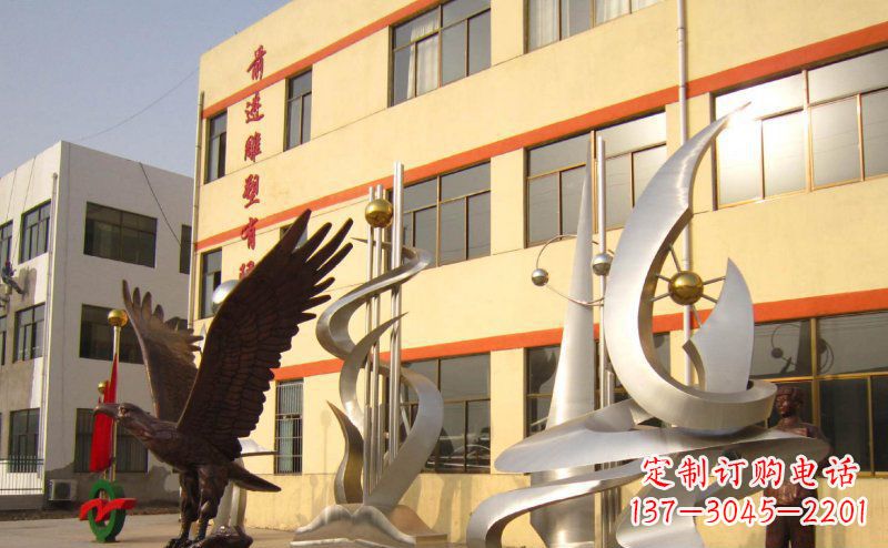 绵阳不锈钢雄鹰雕塑