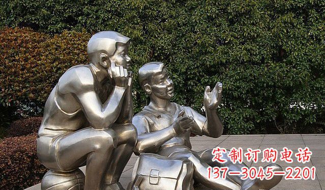 绵阳不锈钢的学生雕塑
