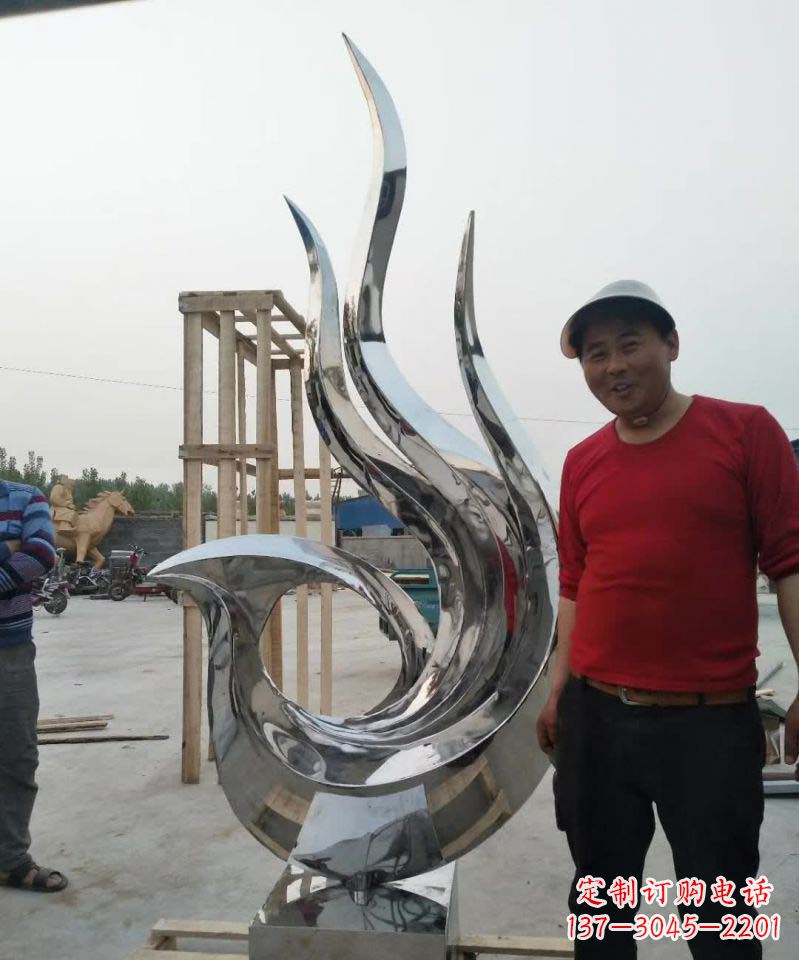 绵阳不锈钢艺术之美——凤凰雕塑