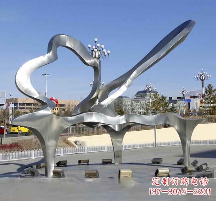 绵阳不锈钢艺术钢琴雕塑展现精致之美