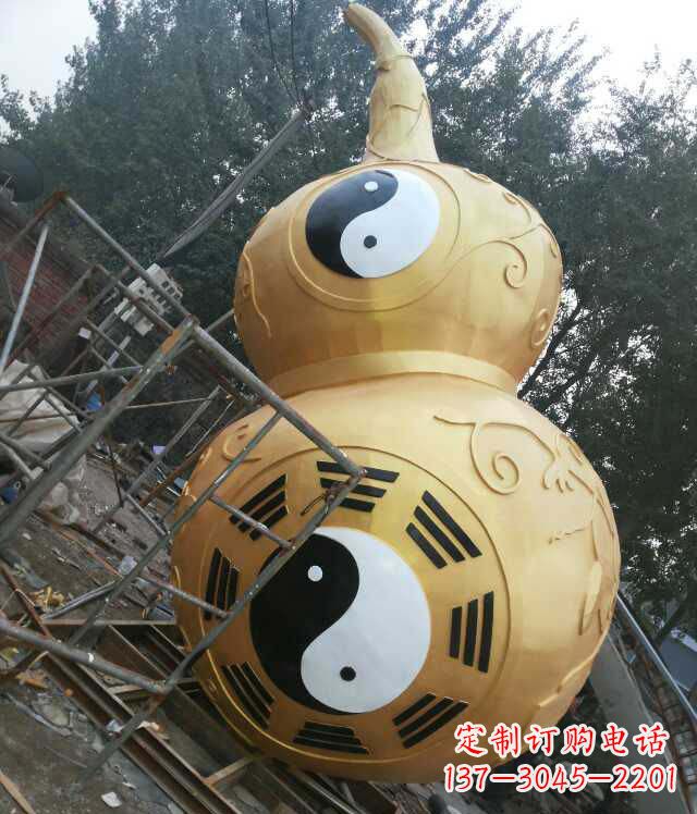 绵阳精美不锈钢葫芦雕塑
