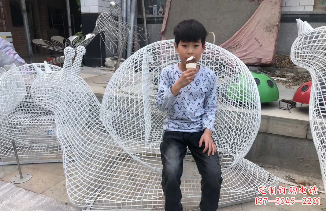 绵阳精美不锈钢蜗牛雕塑
