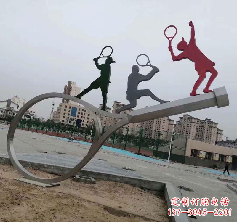绵阳不锈钢羽毛球雕塑精美的艺术装点