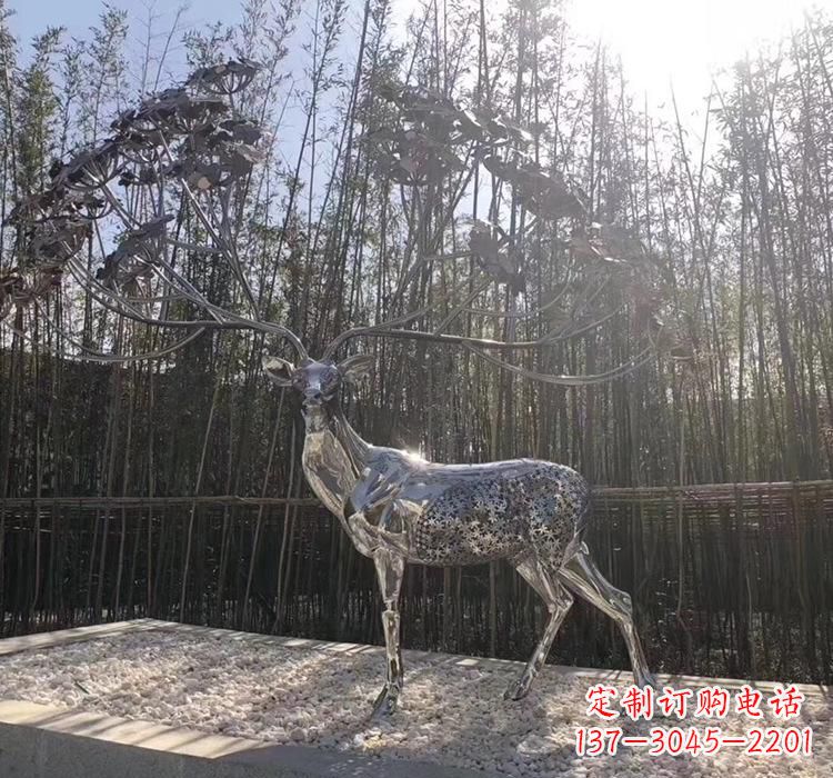 绵阳不锈钢动物雕塑精美的艺术作品