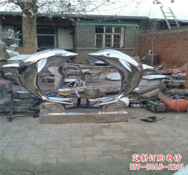 绵阳不锈钢海豚雕塑——精美之选