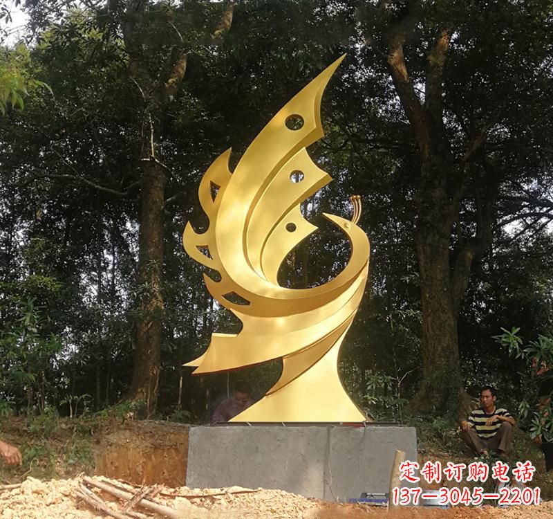绵阳不锈钢凤凰雕塑——彰显传统文化之美