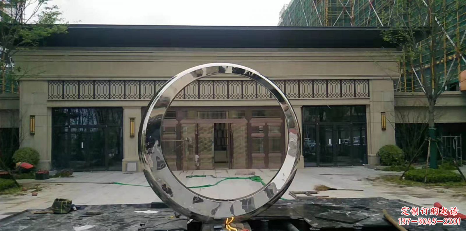 绵阳圆环喷泉雕塑景观雕塑的艺术之美