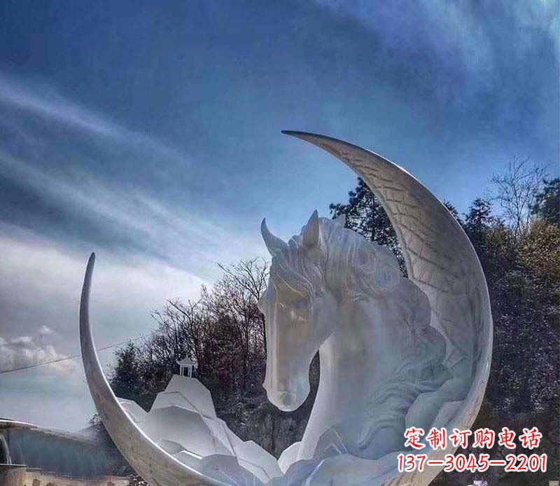 绵阳不锈钢月亮雕塑一种独特的艺术品