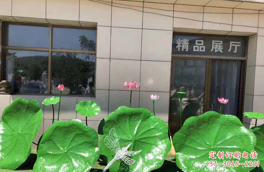 绵阳不锈钢荷叶雕塑艺术性与美感的完美结合