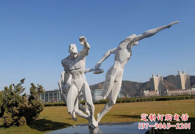绵阳不锈钢运动员雕塑一种艺术的象征