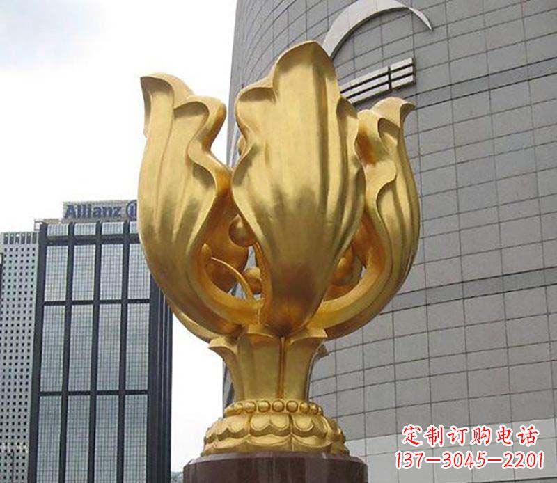 绵阳紫荆花雕塑——精美艺术品