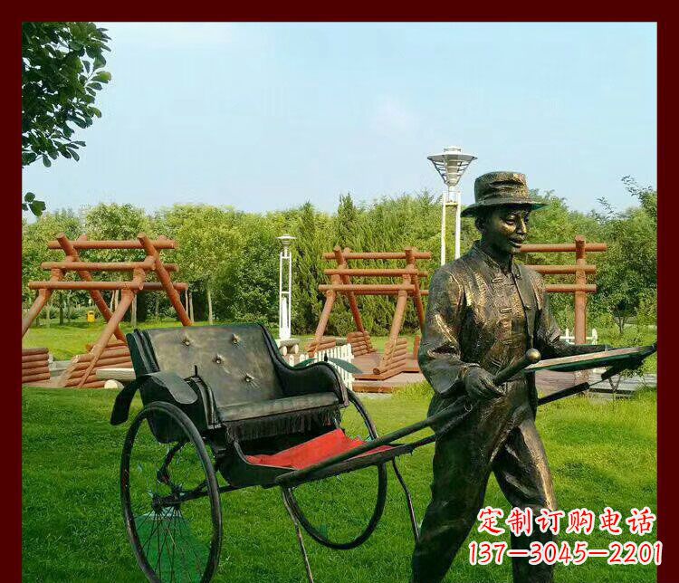 绵阳细说黄包车夫人雕塑