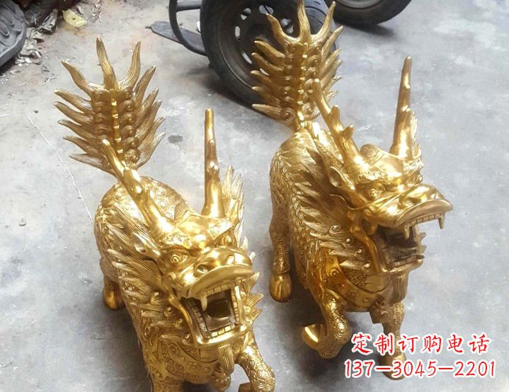 绵阳麒麟雕塑东方之瑰宝