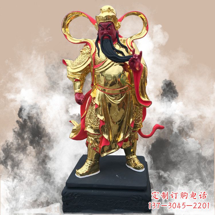 绵阳彩绘关公佛像