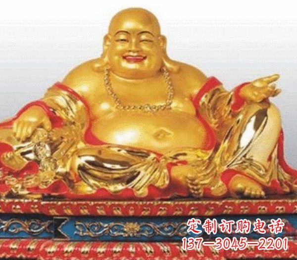绵阳弥勒佛铜雕的精美